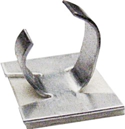 Adhesive Cable Clips - Metal 6mm (250)