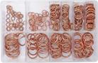Assorted Copper Compression Washers (250)