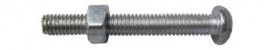 M4 x 25 Machine Screws & Nuts (100 prs)