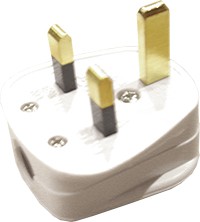 Plug Top (13A) White   