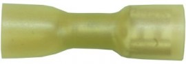 Yellow Female Spade 6.3mm (heatshrink) - Fully Insulated (25)