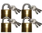 Keyed Alike (4 x 40mm security padlocks) - 12 keys