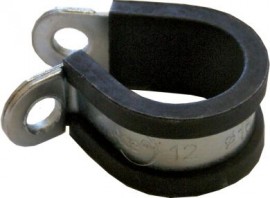 Rubber-Lined P-Clips 10mm (50)