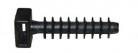 Masonry mount for cable ties 9.0mm BLACK ONLY