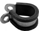 Stainless Steel, Rubber-Lined P-Clips 8mm (25)