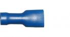 Blue Female Spade 6.3mm Fully Insulated (crimps terminals)