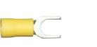 Yellow Fork 6.4mm (0BA) (crimps terminals)