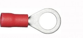 Red Ring 6.4mm (0BA) (crimps terminals)